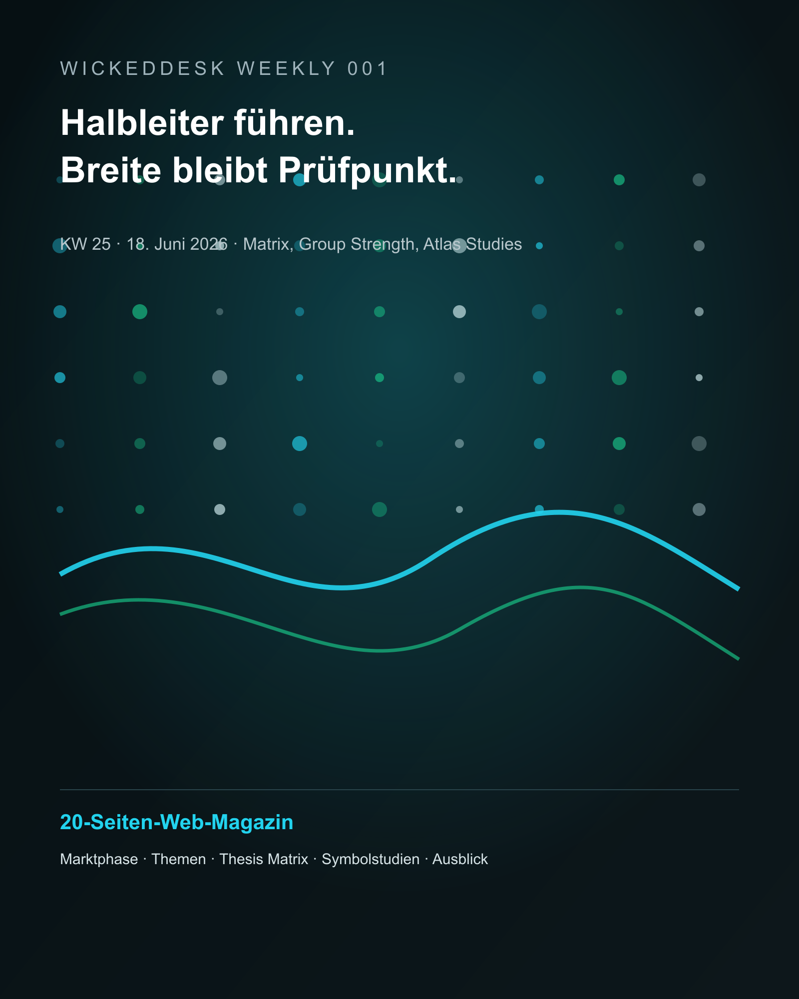 WickedDesk Weekly #001 Cover
