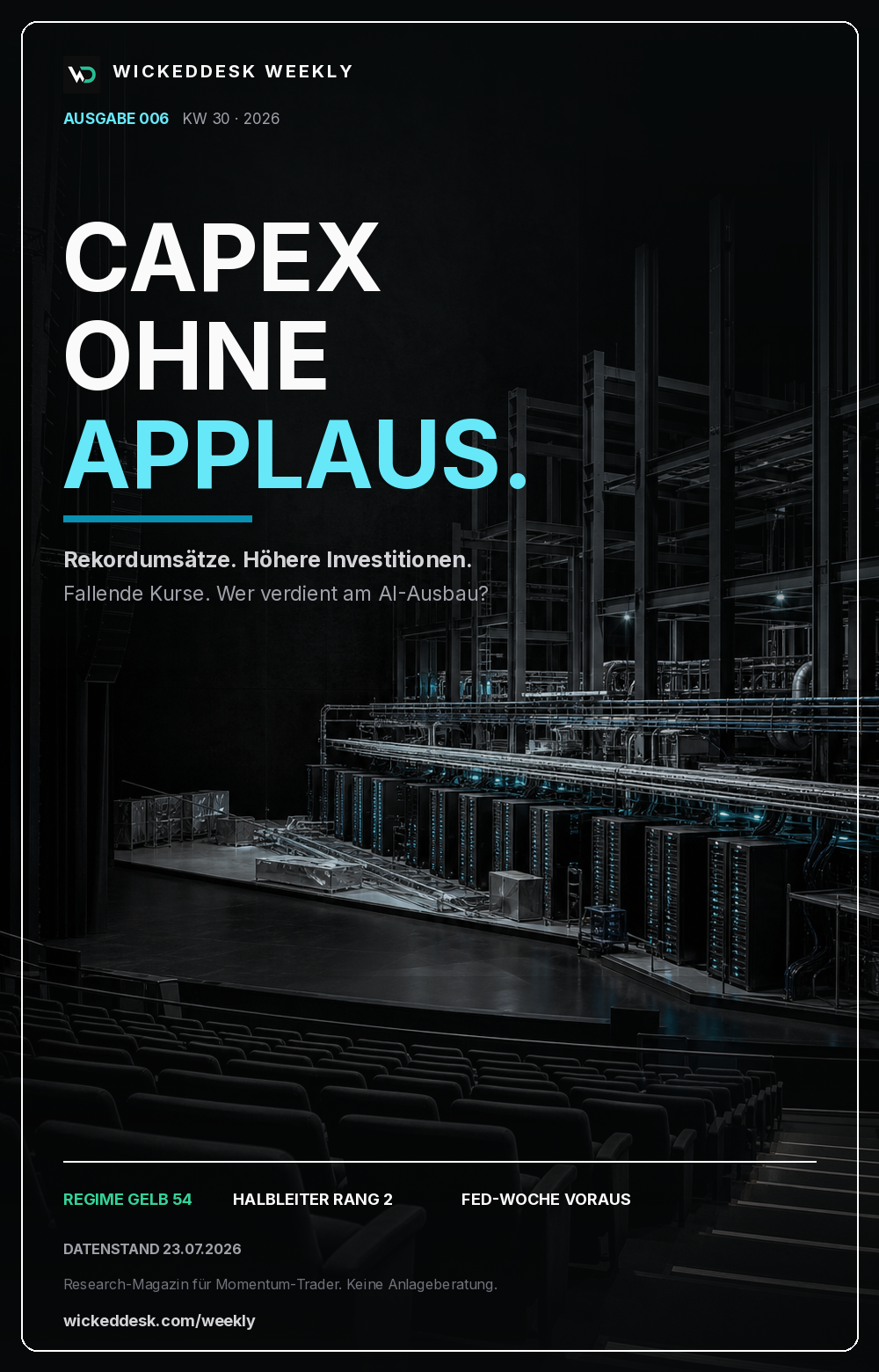 Cover 006: Capex ohne Applaus