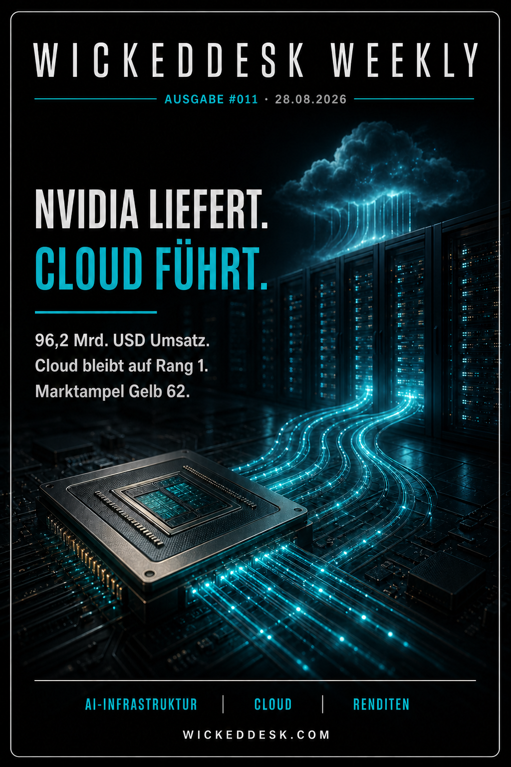 WickedDesk Weekly #011: Nvidia liefert, Cloud führt Ausgabe